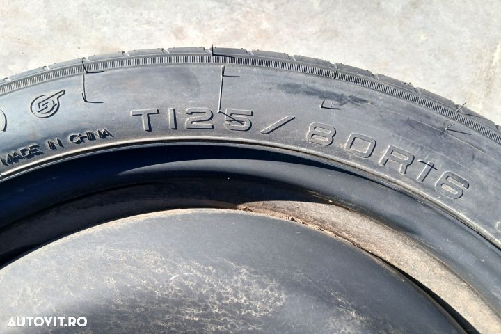 Roata de rezerva slim R16 AM51BA-11097 4.0BX16X25 125/80 R16 AM51BA-1 - 2