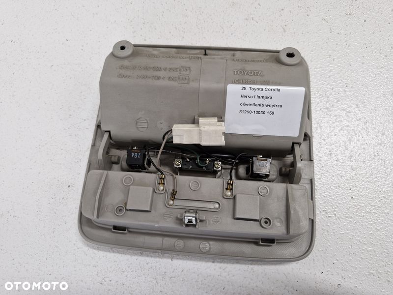 toyota corolla verso i 1 lampka oświetlenie kabiny wnętrza 81260-13030 - 7