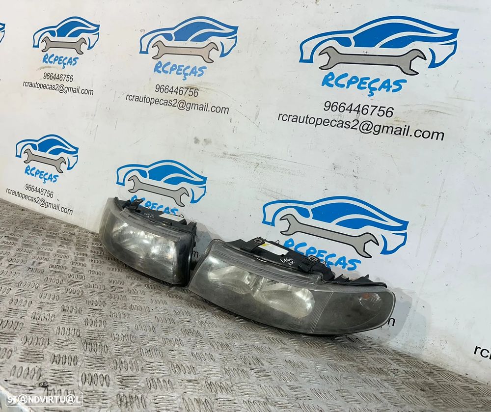.Conjunto Farol Otica Frente Frontal Direita Esquerda Original Seat Leon 1M 1999 a 2006 - 2