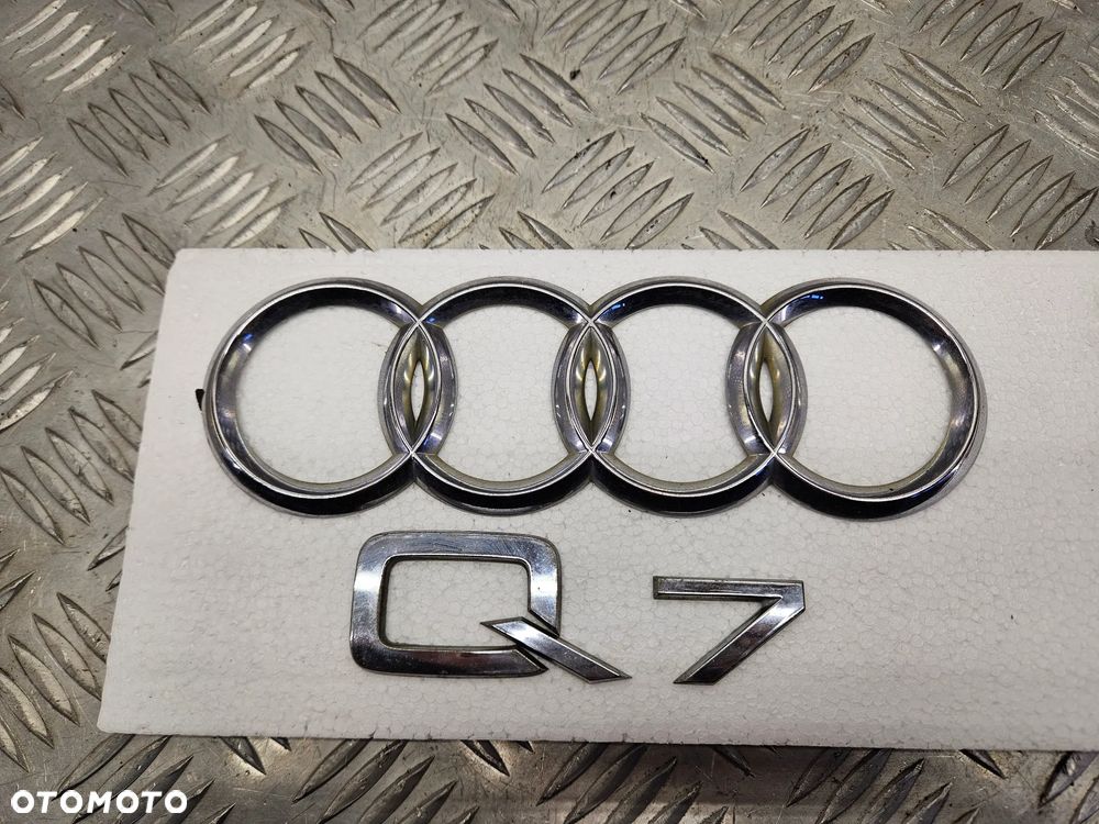 AUDI Q7 4L 05-15R EMBLEMAT LITERY TYL QUATTRO 3.0 TDI - 2