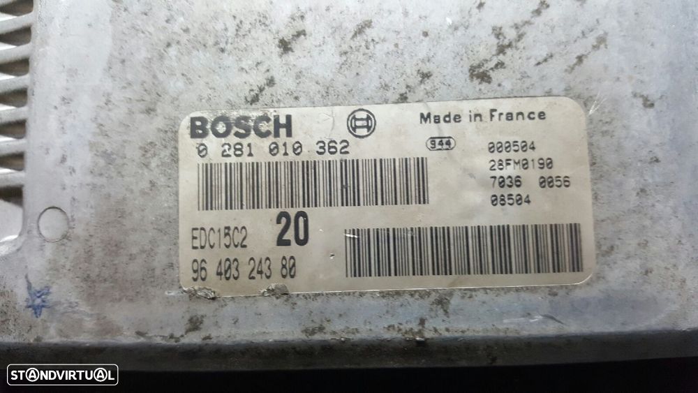 CENTRALINA DO MOTOR UCE PEUGEOT 306 BREAK BOULEBARD - 3