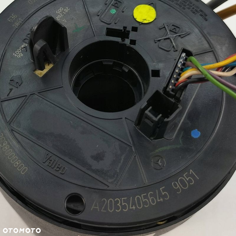 CZUJNIK KĄTA SKRĘTU TAŚMA ZWIJAK MERCEDES-BENZ C W203 A2035405645 - 8