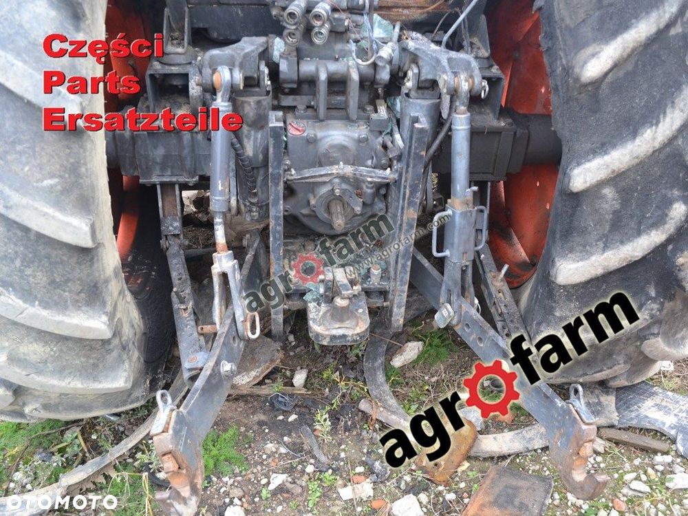 Kubota M9540 części, skrzynia biegów, silnik - 3