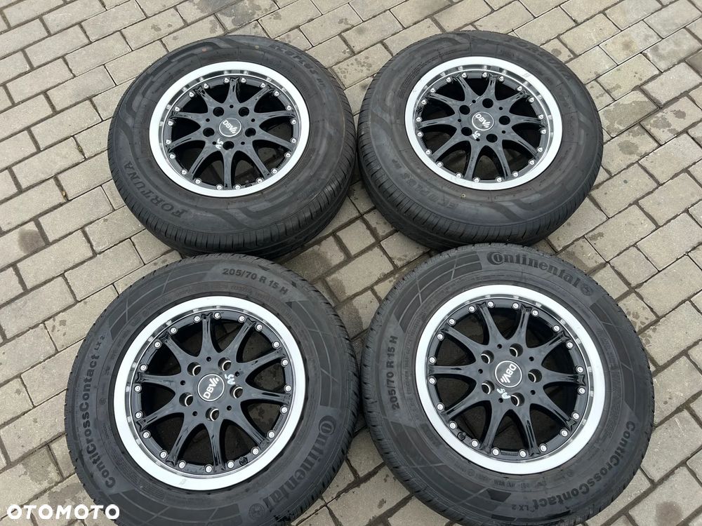 KOMPLETNE KOŁA ALUFELGI DBV 7Jx15" 5x115 ET40 + OPONY 2023 2024