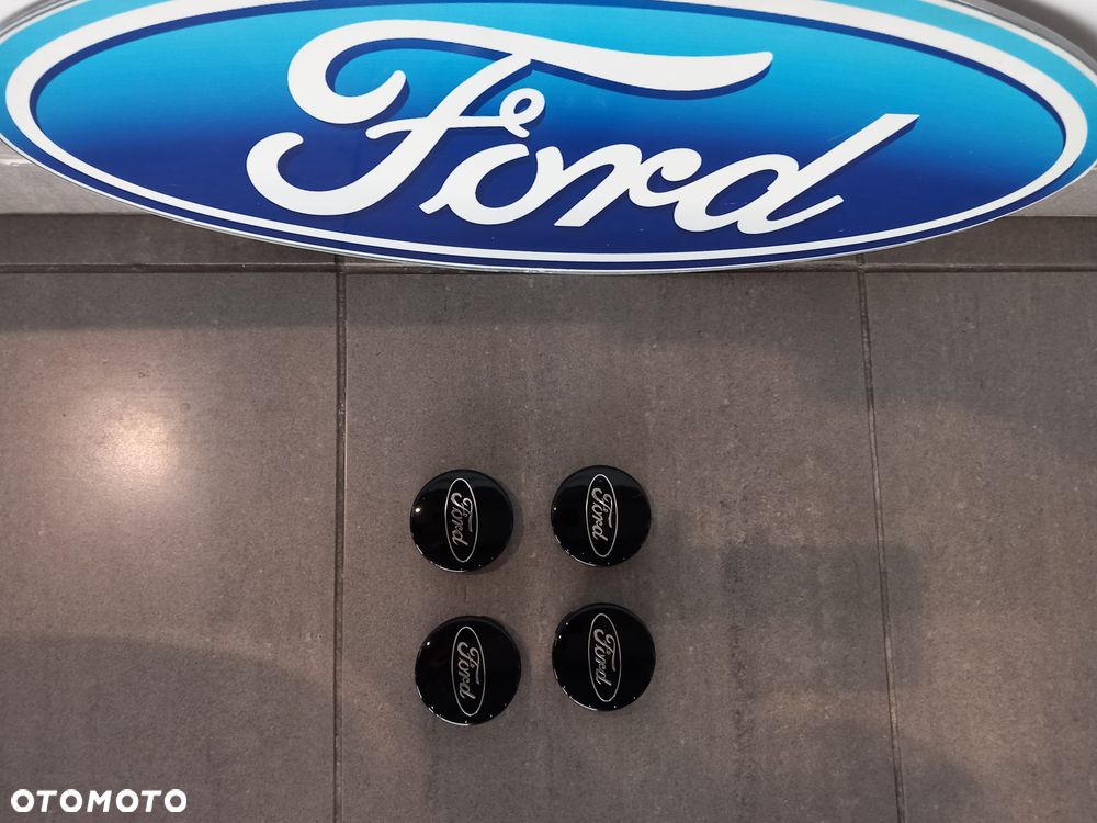 Nakładka środkowa czarny z logo Ford - kołpak - zaślepka alufelgi 2037230 - 4