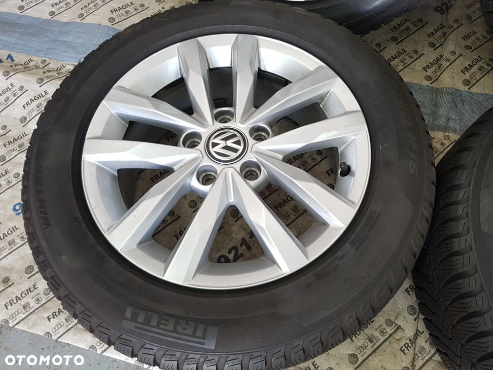 KOŁA ZIMOWE ORYGINAŁ VW GOLF TOURAN CADDY PASSAT  5X112 205/60R16 - 11