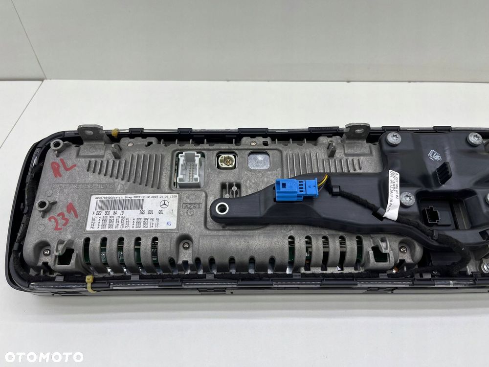 MERCEDES W222 EKRAN MONITOR WYŚWIETLACZ NAWIGACJI ANGLIK A2229007611 - 14