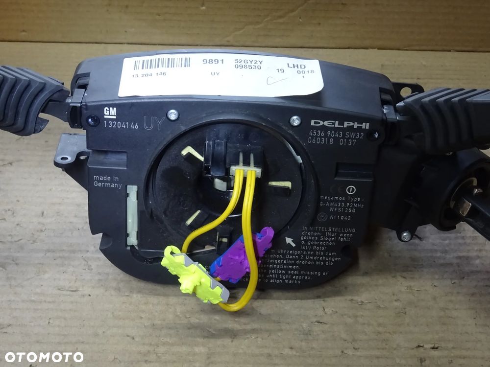 CIM MODUŁ KIEROWNICY OPEL VECTRA C SIGNUM - UY + KOD PIN LOGOWANIE PROGRAMOWANIE - 4