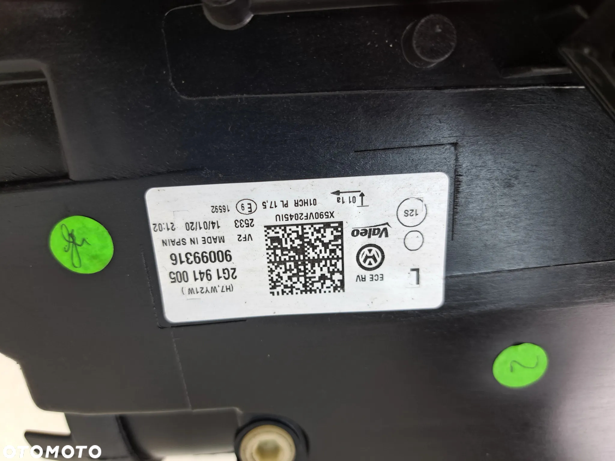 LAMPA PRZEDNIA PRAWA + LEWA VW POLO 6 VI 2G1 2G1941005 EUROPA ŁADNA - 7