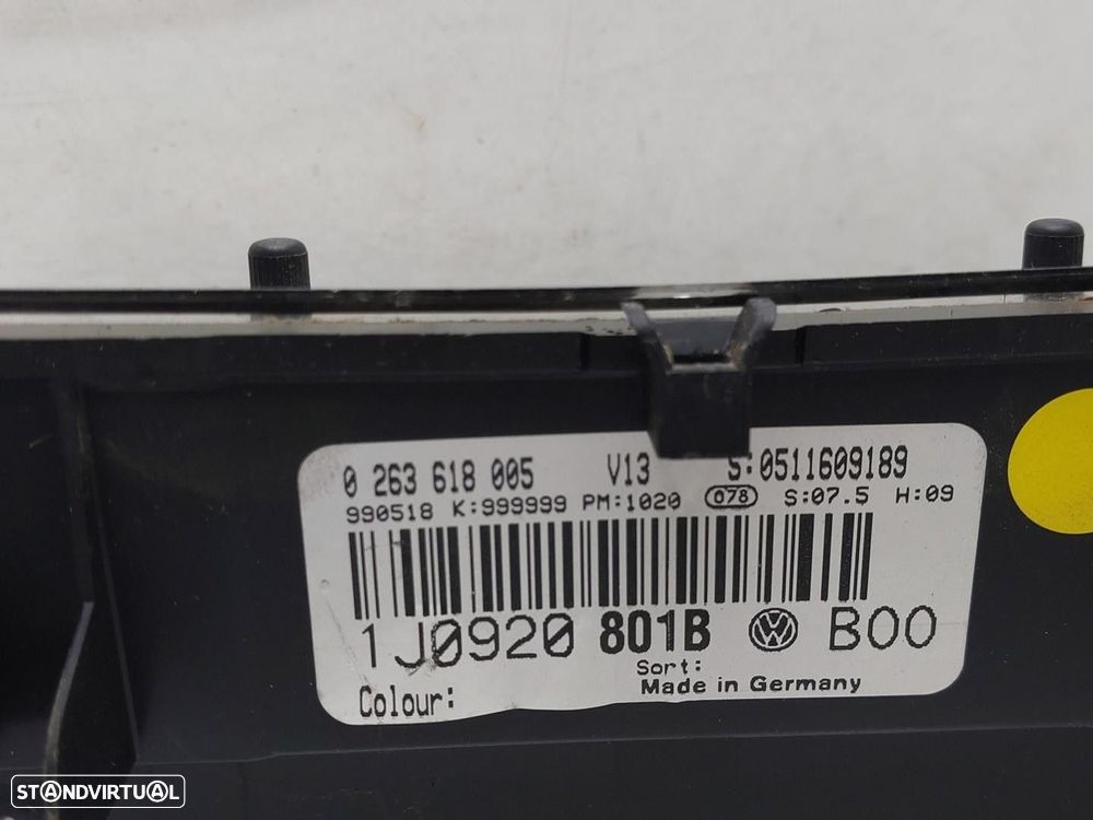 QUADRANTE VOLKSWAGEN GOLF IV 1999 -1J0920801B - 3