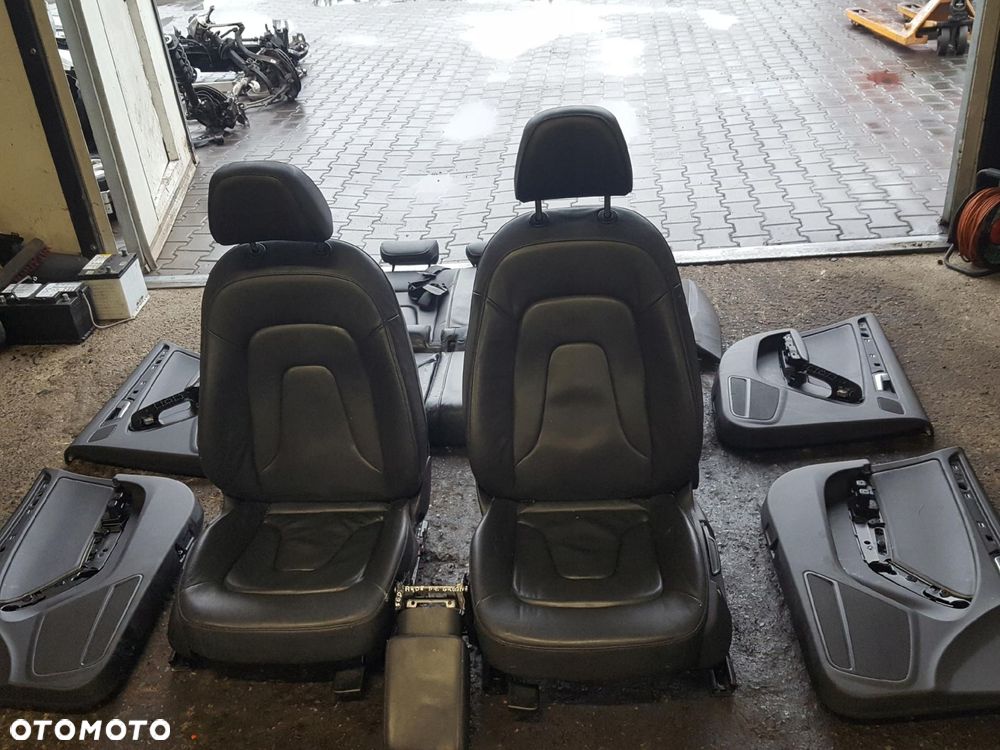 AUDI A4 B8 08r- SEDAN FOTELE KANAPA SKÓRZANE - 1