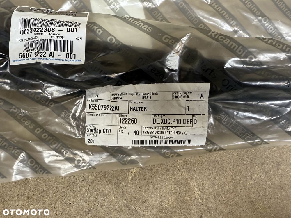 JEEP GRAND CHEROKEE 2017-2021 ŚLIZG ZDERZAKA PRAWY TYL LEWY TYŁ OEM 55079222AH 55079223AH - 3