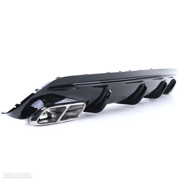 Difusor com Ponteiras Mercedes CLA W117 X117 (2013 a 2018) - 4