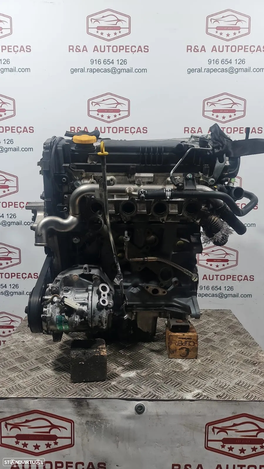 Motor Completo Oel Vectra C 1.9 CDTI 120CV Ref Z19DT - 4