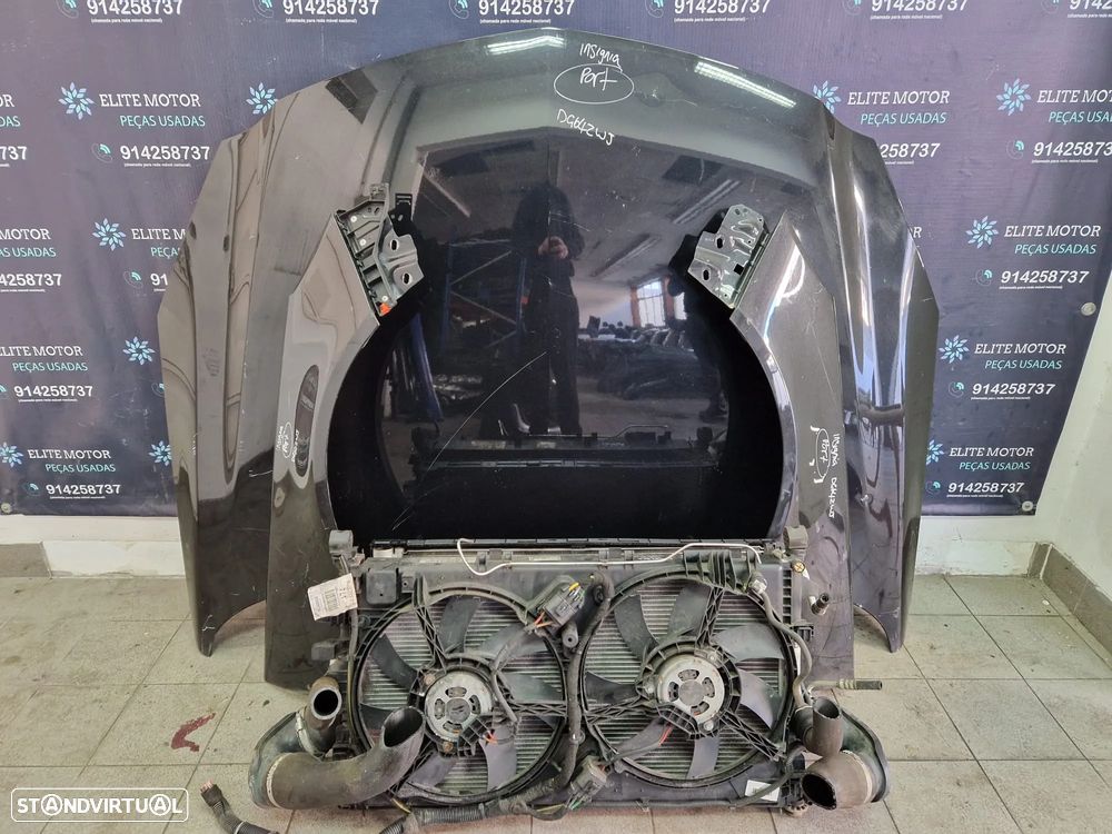 Frente completa usada OPEL INSIGNIA RESTYLE FACELIFT G09 2.0 CDTI capot parachoques guardalamas oticas radiadores - 8