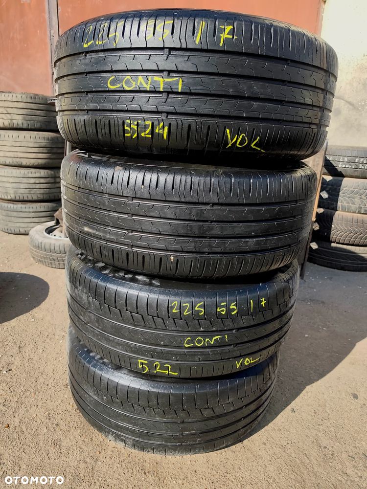 225/55R17 97W 101Y Opony Letnie Lato CONTINENTAL EcoContact 6 PremiumContact 6 5,5mm 24-22r. Legnica ALU-RAD 225/55 - 1