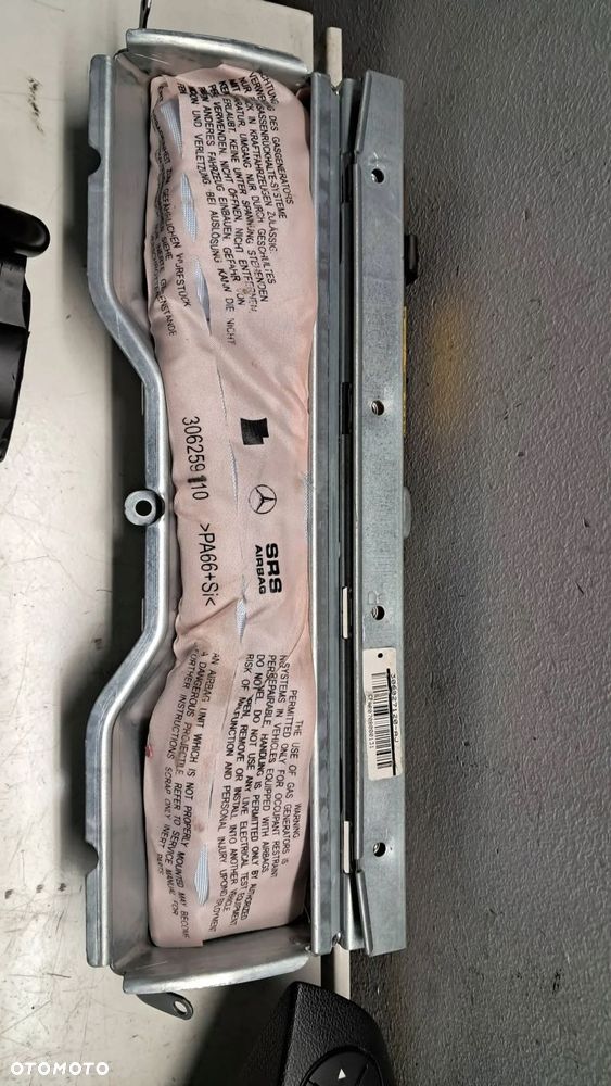 mercedes c klasa w204 sedan poduszki powietrzne airbag pasy komplet oryg - 4