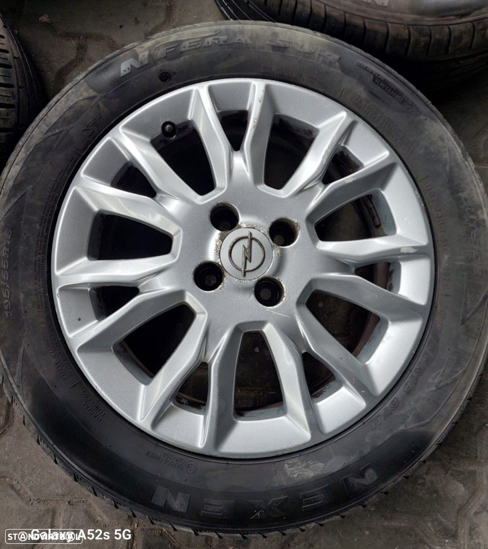 Jantes Opel R16 com pneus 195/55 furação 4x100 - 3