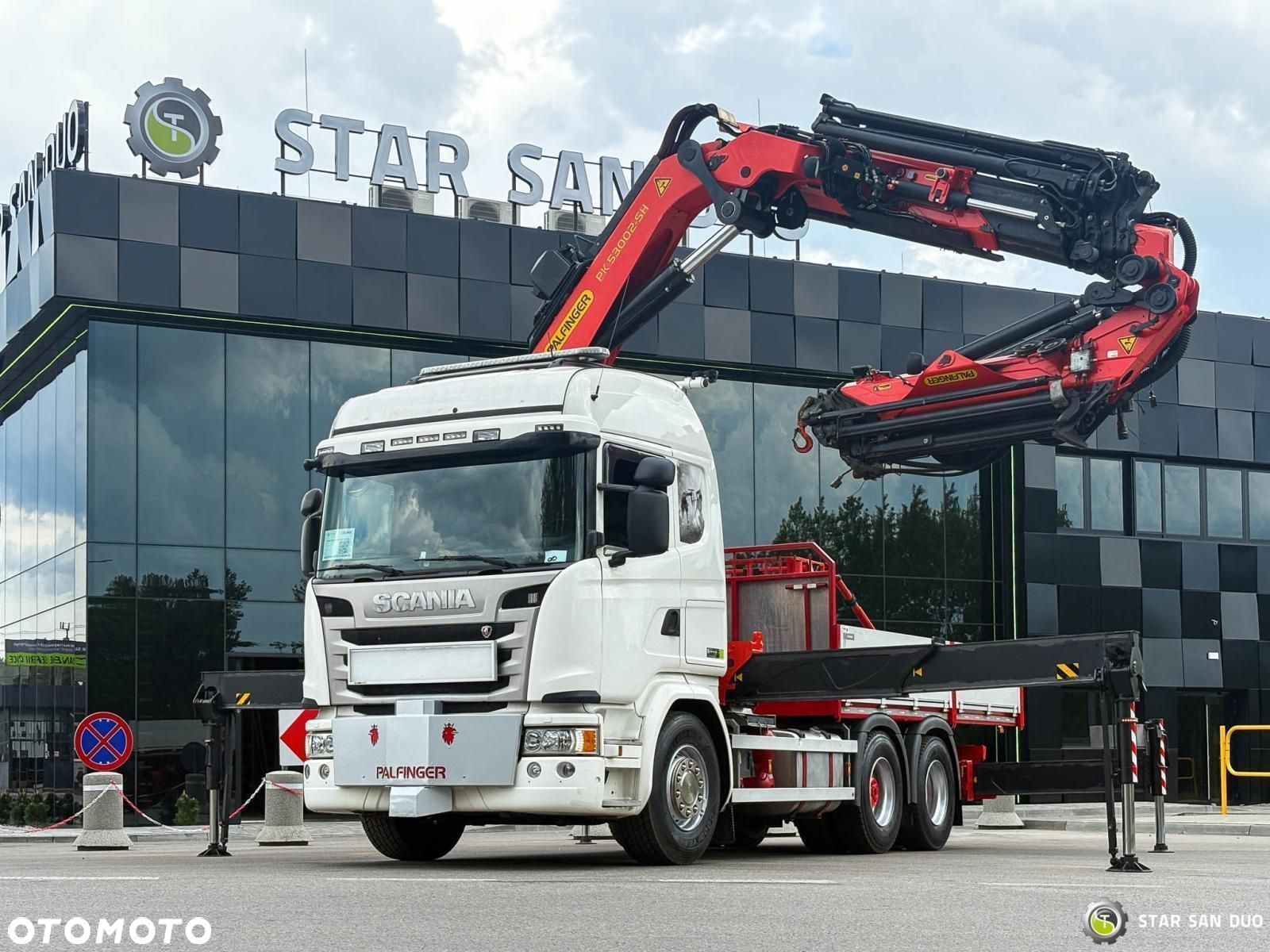 Scania G490 6x2 PalfingerPK 53002 SH Fly Jib Kosz Siodło - 10