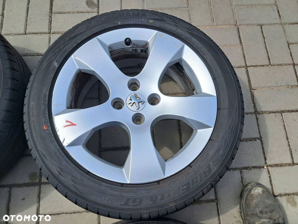 peugeot 3008 i felgi aluminiowe 17" 4x108 et29 opony 225/50r17 - 8
