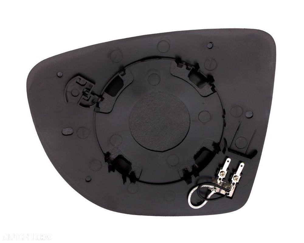 Geam oglinda Renault Captur, 03.2013-, Renault Clio Iv, 10.2012- , partea Dreapta, culoare sticla crom , sticla convexa, cu incalzire, 963654973R, 60B1555M - 2