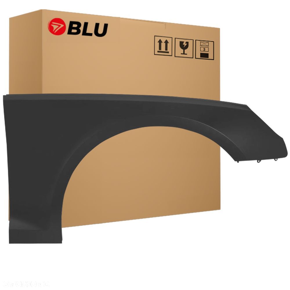 BLU Błotnik AUDI A4 B9 S4 LIFT LZ7L prawy przód Czarny 2019-2024 LavaGrau - 1