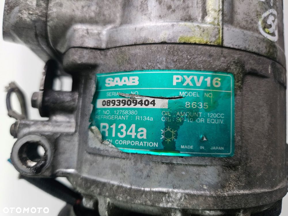 saab 9-3 9-5 2.3 turbo b235l sprężarka klimatyzacji - 2