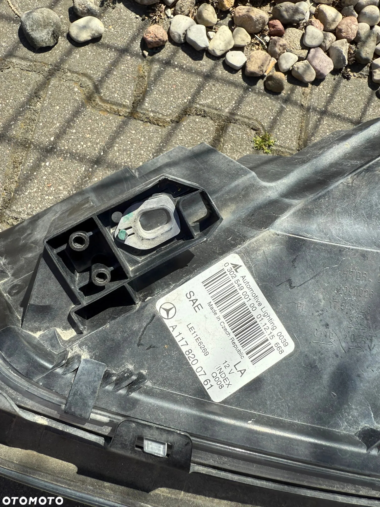 Reflektor Mercedes benz CLA W117 USA H7 - 4