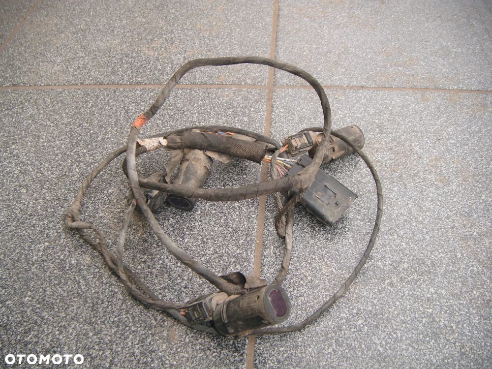 peugeot 807 05r wiązka PDC tył kompletna z czujnikami 1492731080 - 1