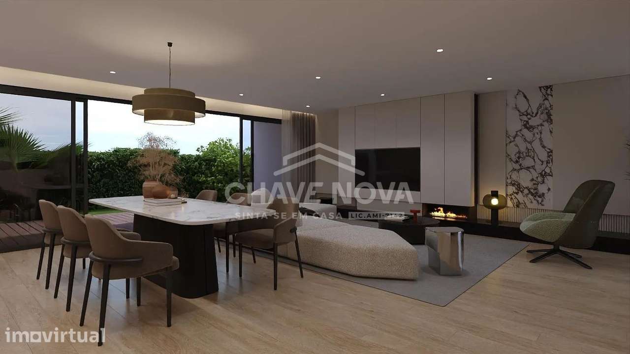 Moradia Térrea T3, em Construção em Grijó, c/ 3 suites . Box 2 carros - Grande imagem: 2/23