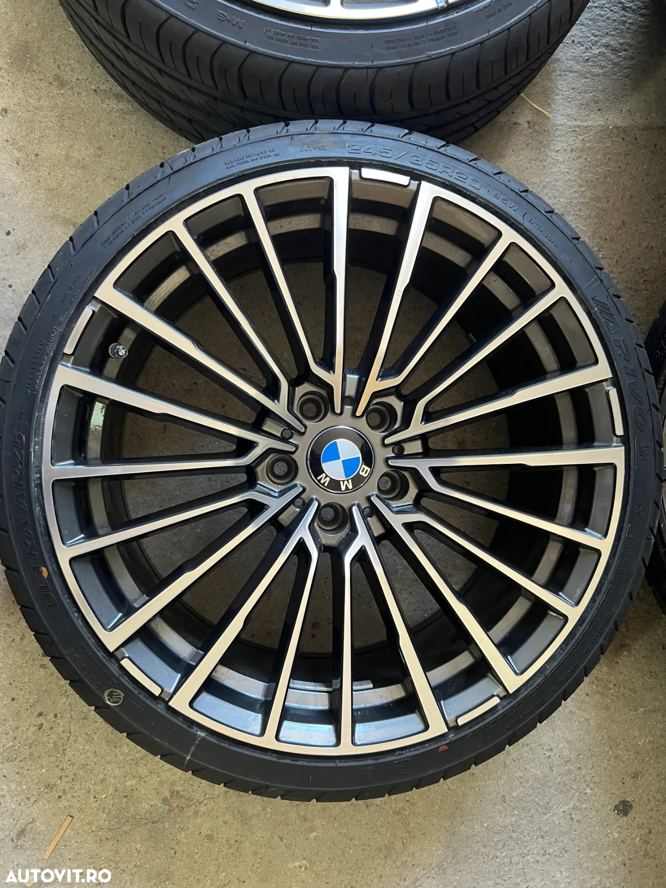 Jante BMW20 R20 F10 F11 F01 F02 F13 F30  CU ANVELOPE VARA APROAPE NOI DOT 2024 senzori de presiune incluse - 2