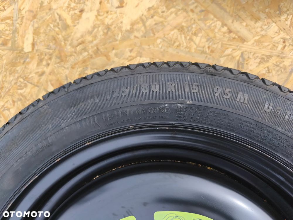 KOŁO DOJAZDOWE ZAPASOWE PEUGEOT 208 II CITROEN 16 CALI 4X108 - 5