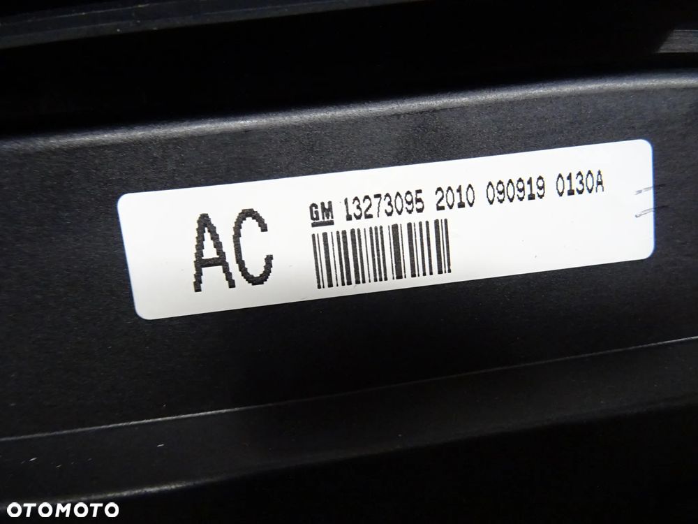 OPEL INSIGNIA A 08-12 2.0 CDTI PANEL RADIA  STEROWANIA NAWIEWU 13273256 13273095 - 6