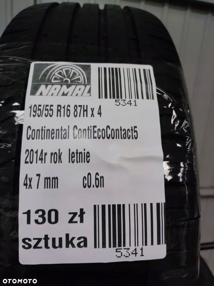 2x 195/55r16 continental opony letnie 7mm 5341 - 8