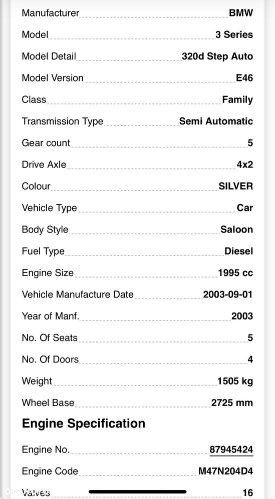 Silnik Kompletny  M47 2.0D BMW E46 m47 150 ps koni  film video - 9