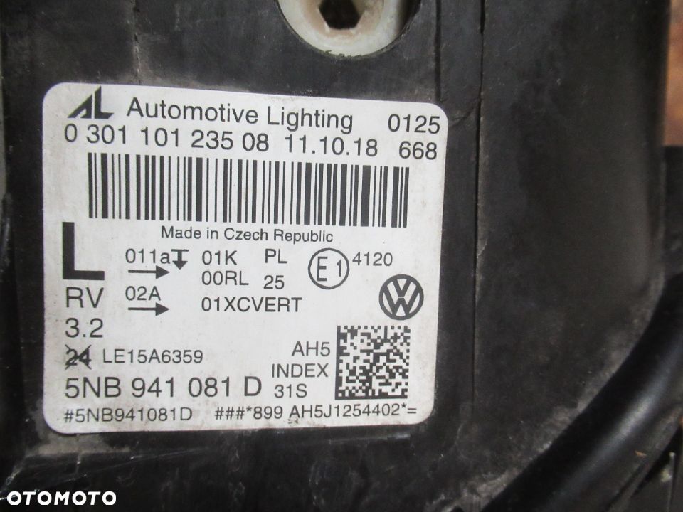 LAMPA PRZEDNIA PRZÓD LEWA VW TIGUAN II 2 FULL LED 5NB 2015-2020 - 16