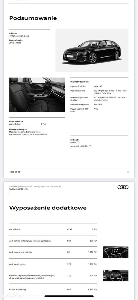 Audi A6 Avant 40 TDI mHEV Quattro S Line S tronic - 20