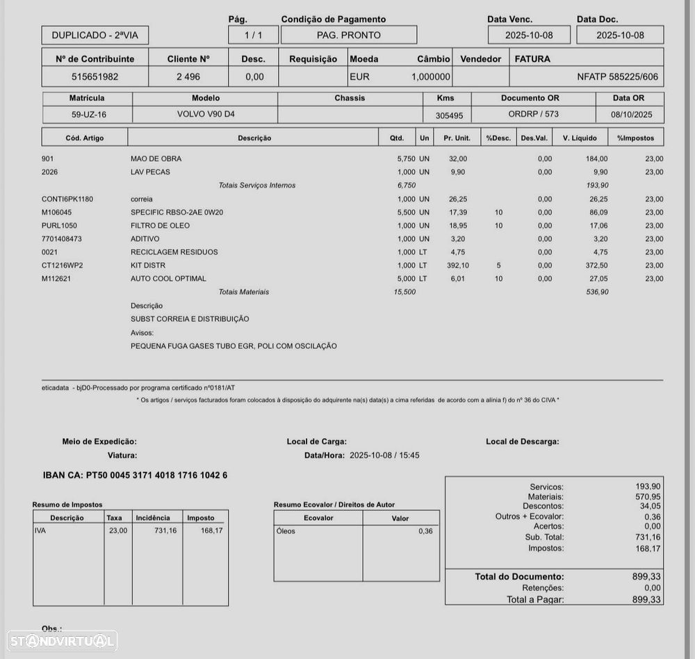 Volvo V90 2.0 D4 Inscription Geartronic - 56