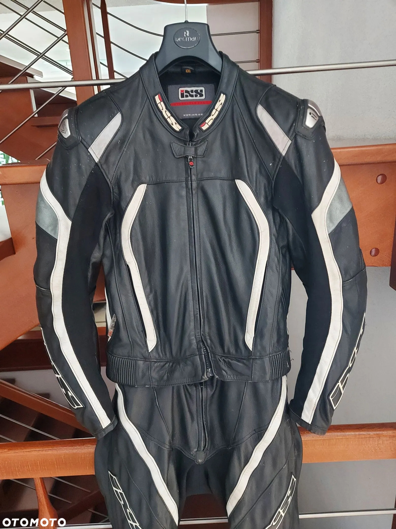 KOMBINEZON MOTOCYKLOWY IXS SKÓRA DWUCZĘŚCIOWY r1 cbr gsxr yzf gsx zxr zx6 zx10 cbf fz - 2