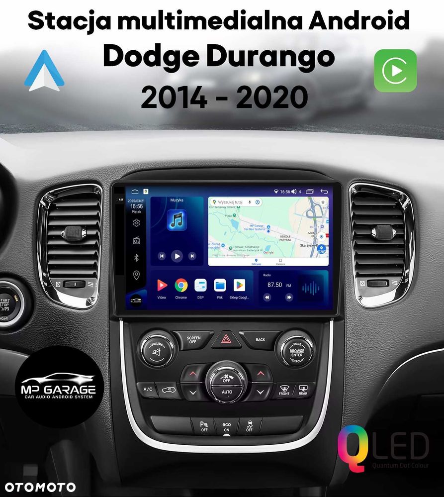 Radio Dodge Durango 2014_2020 Nawigacja CarPlay/AndroidAuto 4G LTE FV - 1