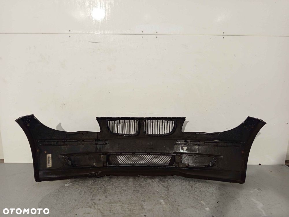 + ZDERZAK PRZÓD PRZEDNI BMW E87 SERIA 1 LIFT FL SCHWARZ 2 II CZARNY - 5