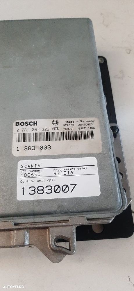 Calculator Scania 1383007 Bosch 0281001322 - 2