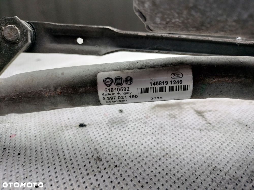 mechanizm wycieraczek silniczek fiat doblo ii/ opel combo d 10- (51810592) - 5