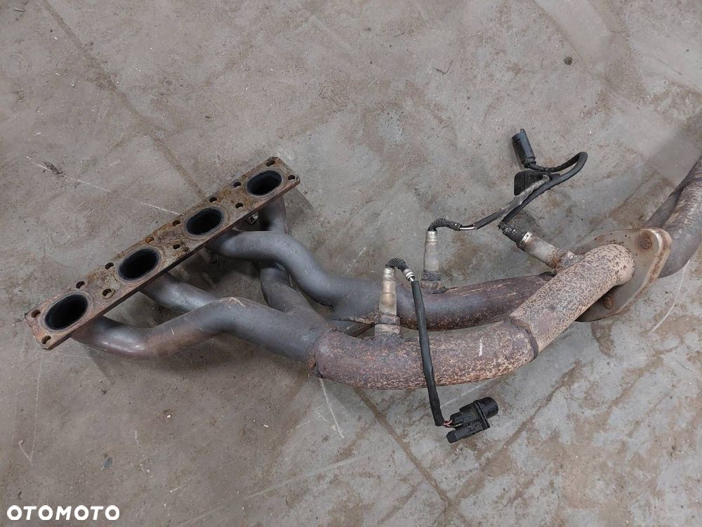 TŁUMIK WYDECH KOMPLET KATALIZATOR PUSTY BMW E46 COMPACT 1.8 16V N42 7510682 - 7