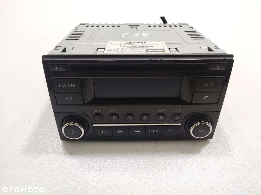 FABRYCZNE RADIO CD NISSAN JUKE I F15 2010-2014 28185-BX80A - 2