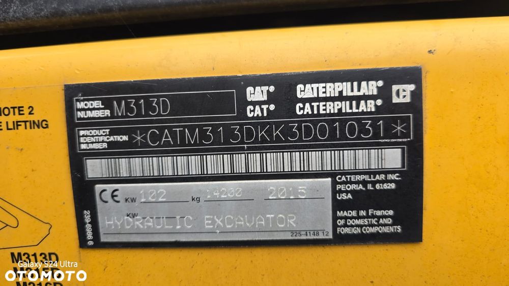 Caterpillar m313d - 12