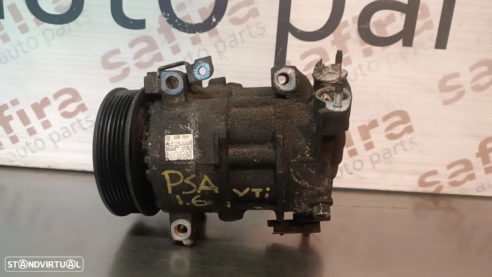 COMPRESSOR DO AC PEUGEOT 308 / CITROEN C4 II 1.6VTI REF: 598755 447191-8122 - 5