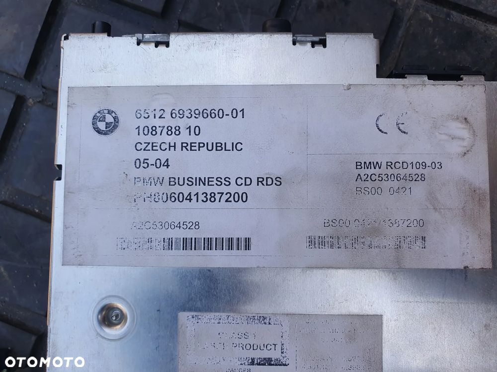 RADIO BUSINESS CD BMW E46 6939660 EUROPA - 2