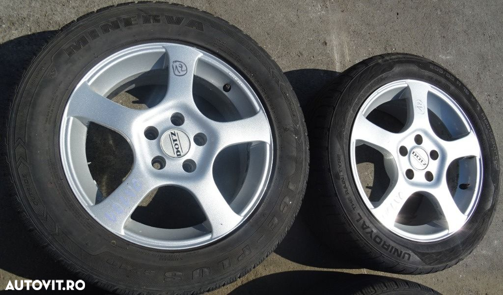 Jante aliaj Volvo C30 R16 7Jx16H2 cu cauciuc 205/55 R16 - 2