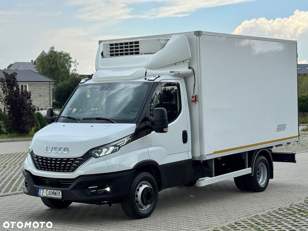 Iveco Daily‼️72C18‼️2021r 3.0 HI-MATIC Chłodnia/Mroźnia zakres -32C THERMO KING V-500 MAX Źródło Zasilania 400V Grube Ściany/Podłoga Przegroda komorowa‼️ Full LED na bliźniaku Salon Polska DMC7200kg - 33